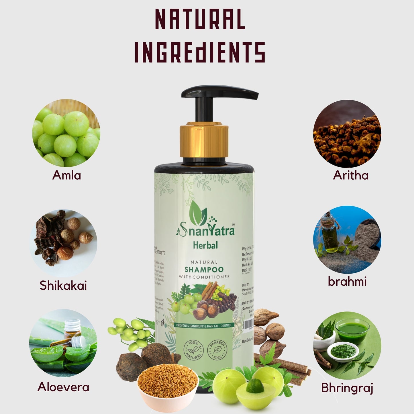 Natural Anti Dandruff Shampoo