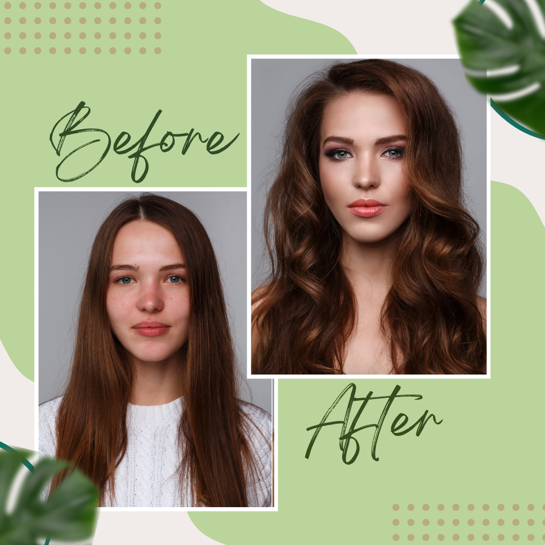 Before and After Use Anti Dandruff Shampoo