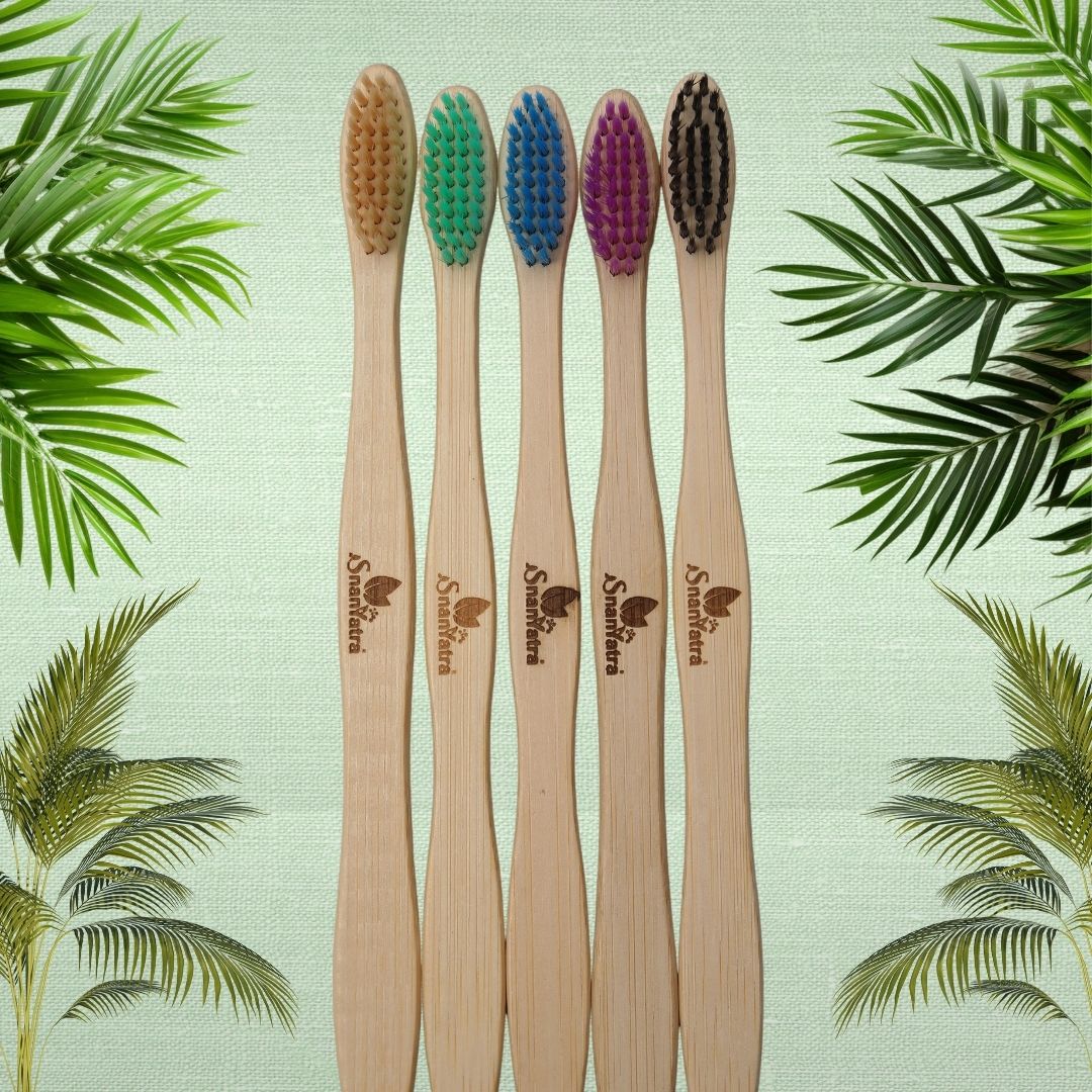 Bamboo Tooth Brush | Combo | Pack of 5