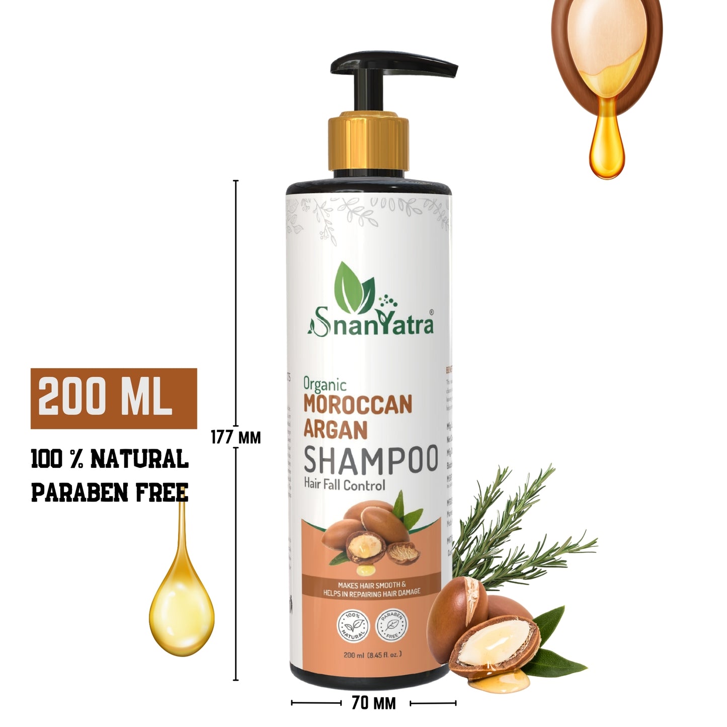 Moroccan Argan oil Shampoo 200 ML