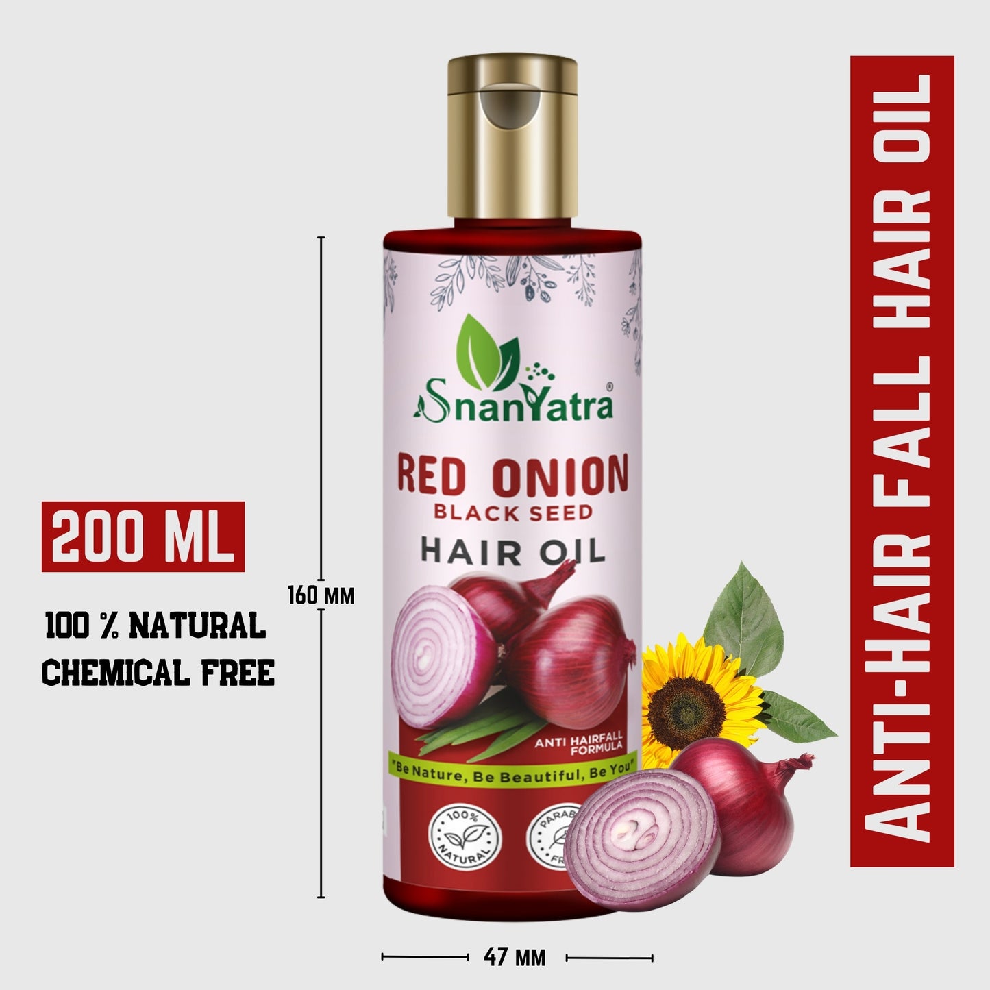 200 ML of Onion Hair Oil