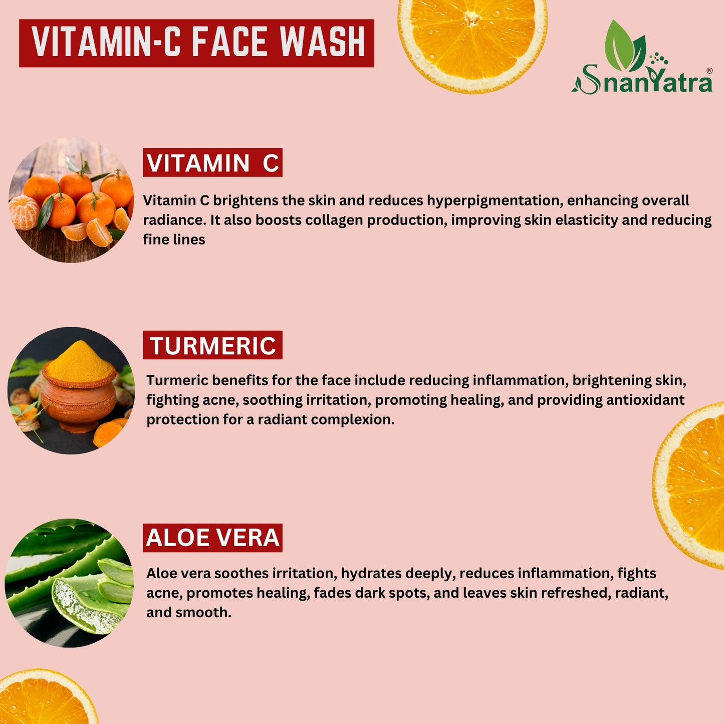 Ingredients Vitamin C Face Wash