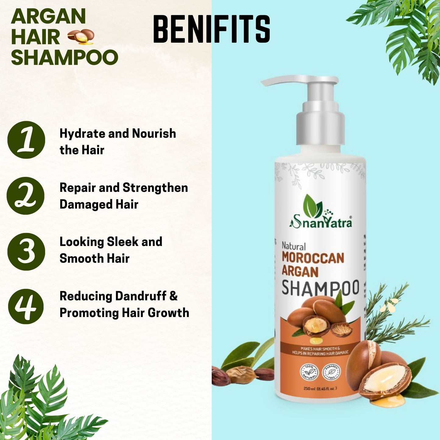 Benifits of Argan Shampoo