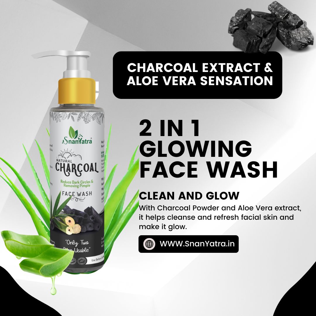 2 in 1 Charcoal Face Wash 