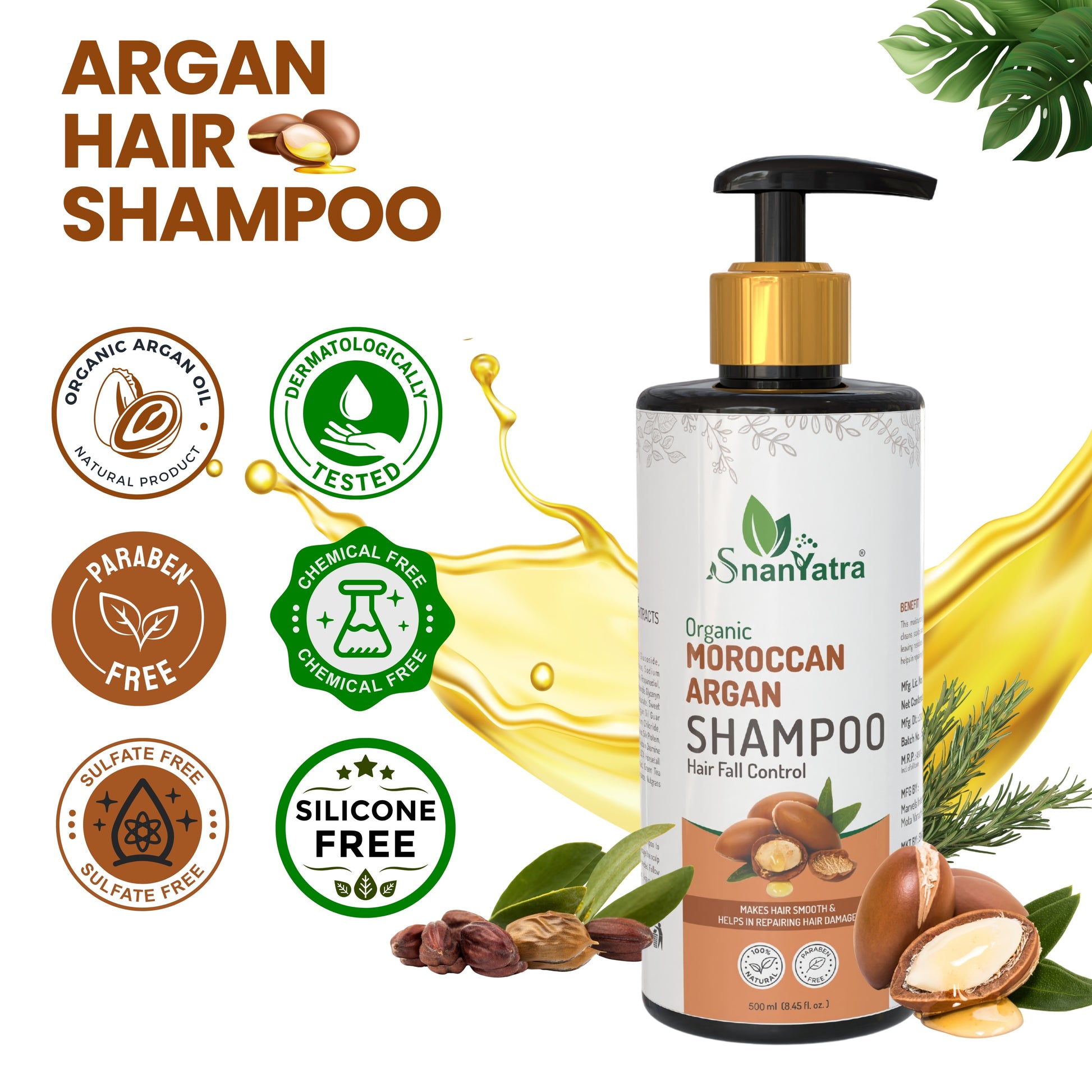 Moroccan Argan oil Shampoo features