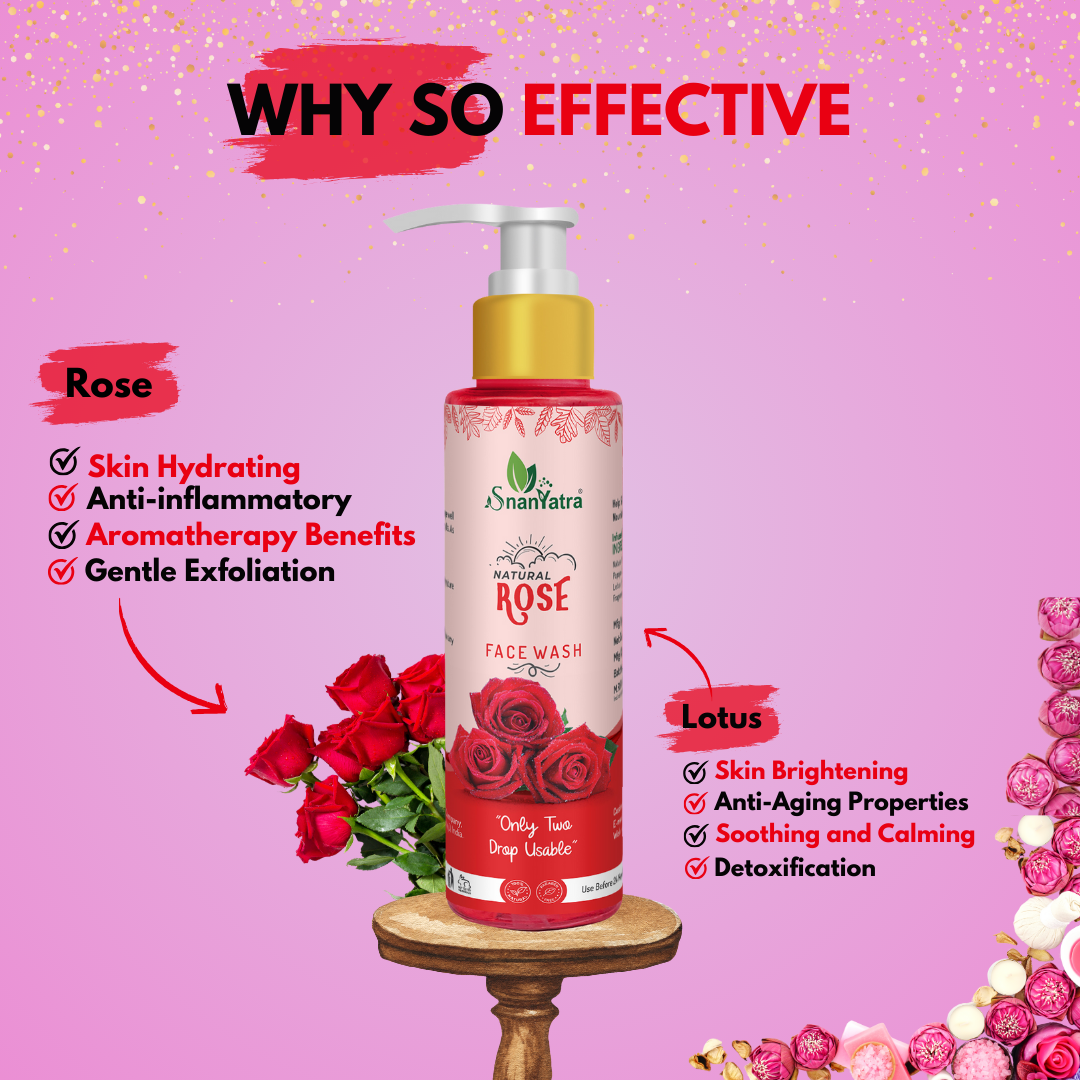 So Effective Rose Face Wash 