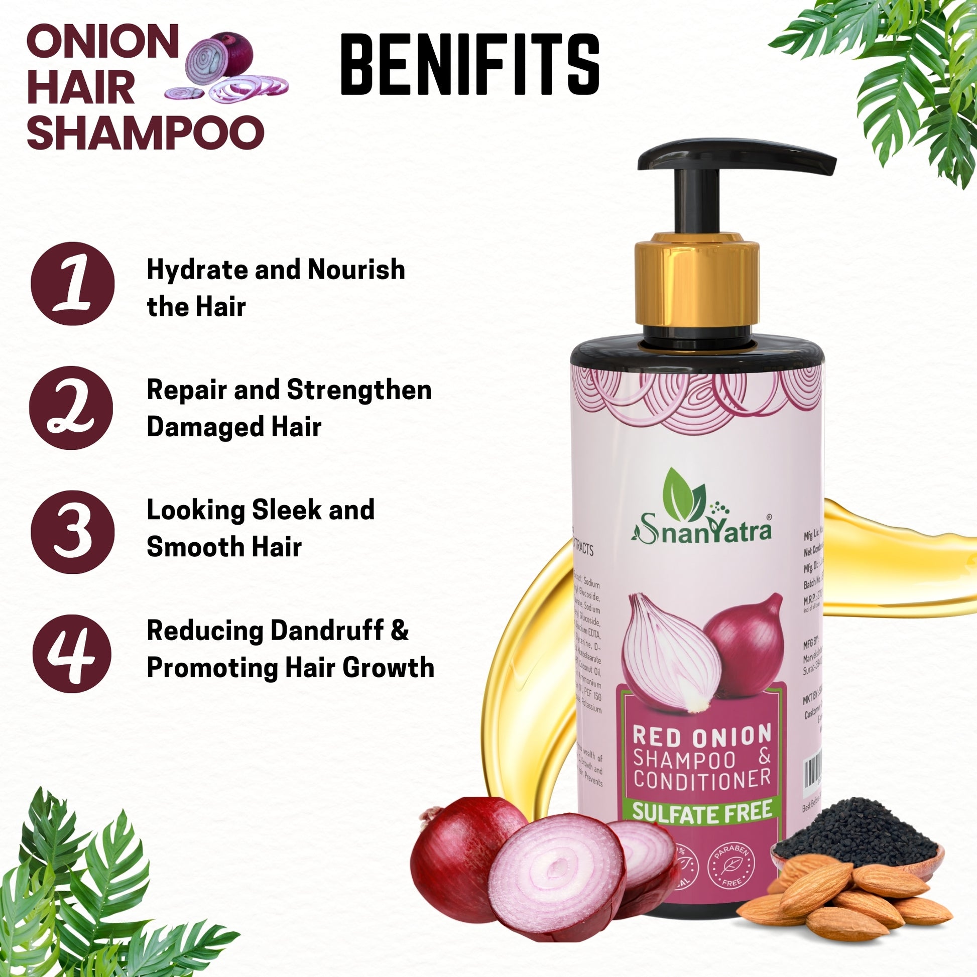 Red Onion Shampoo Benifits