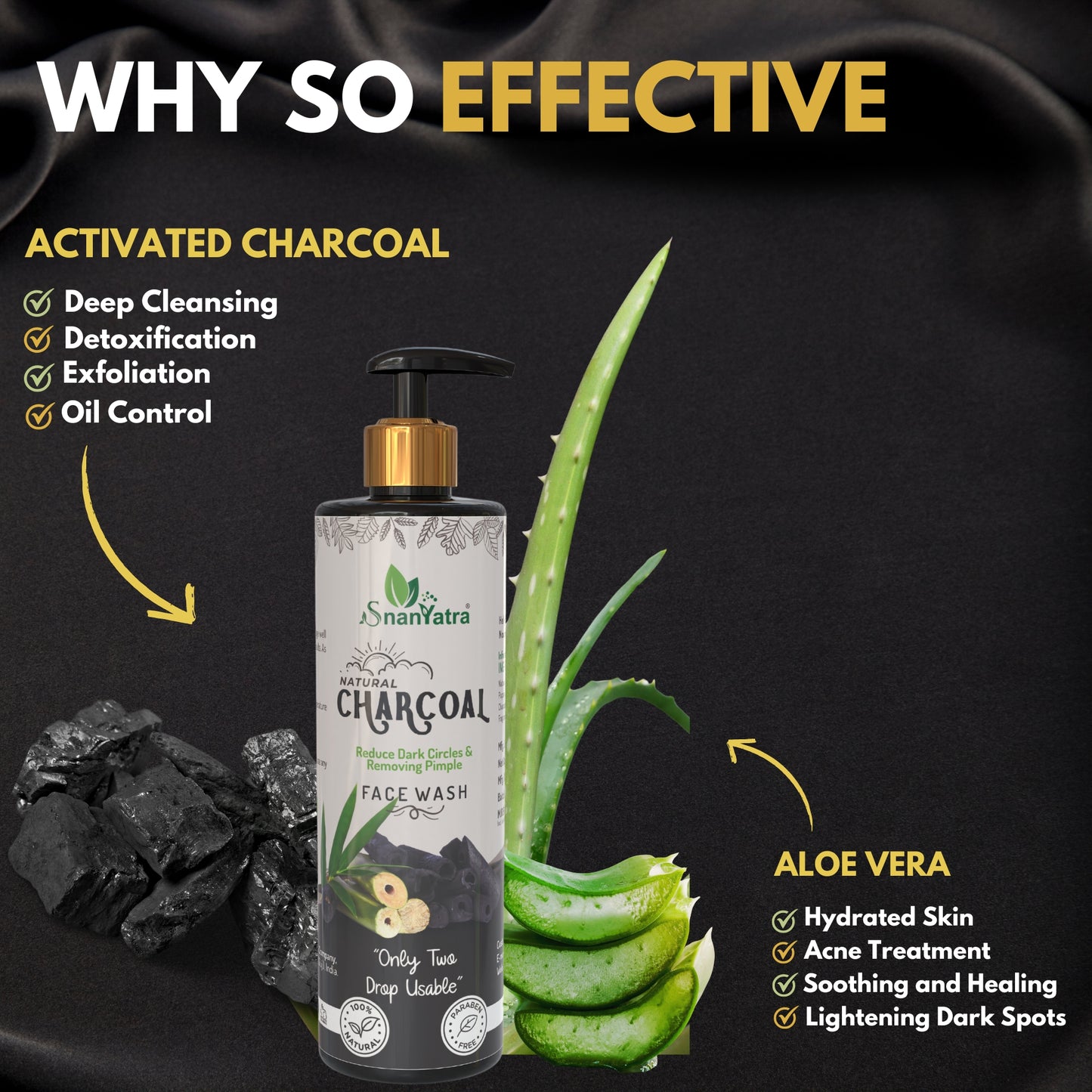 Why so effective charcoal face wash