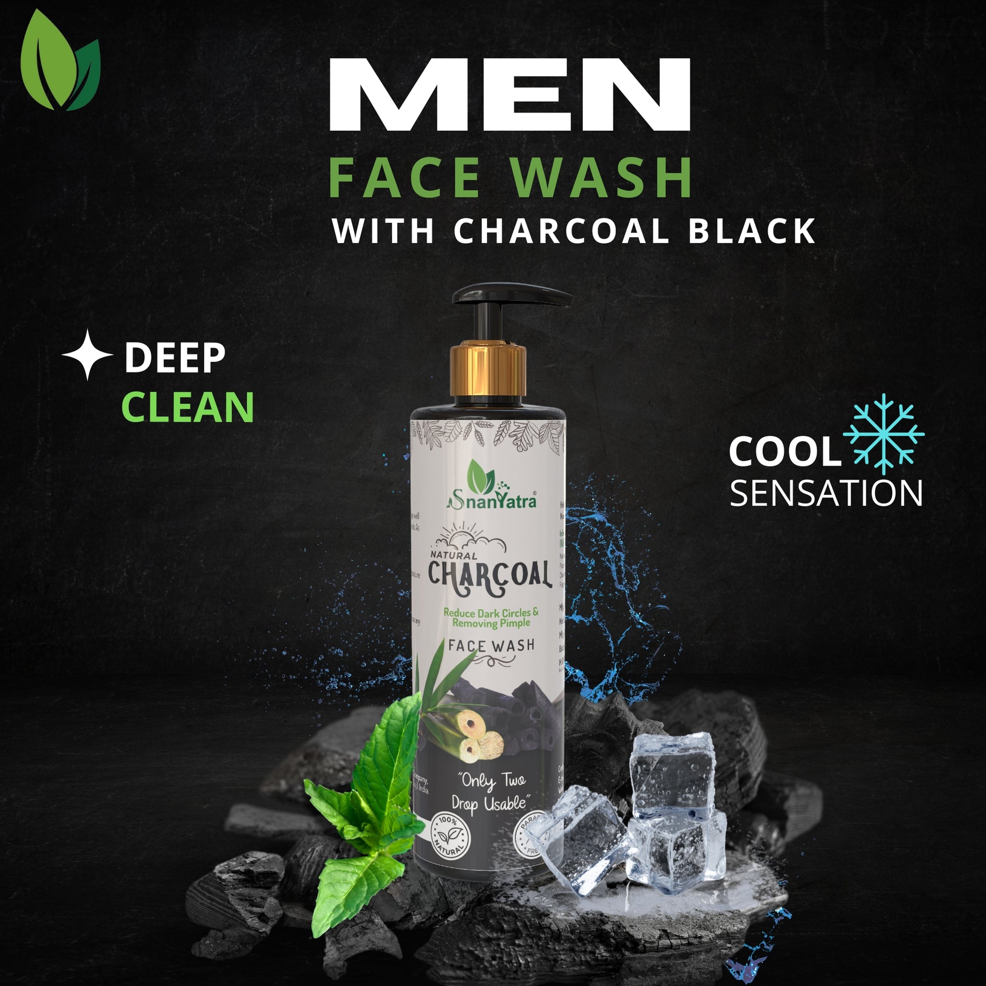 Men Charcoal Face Wash