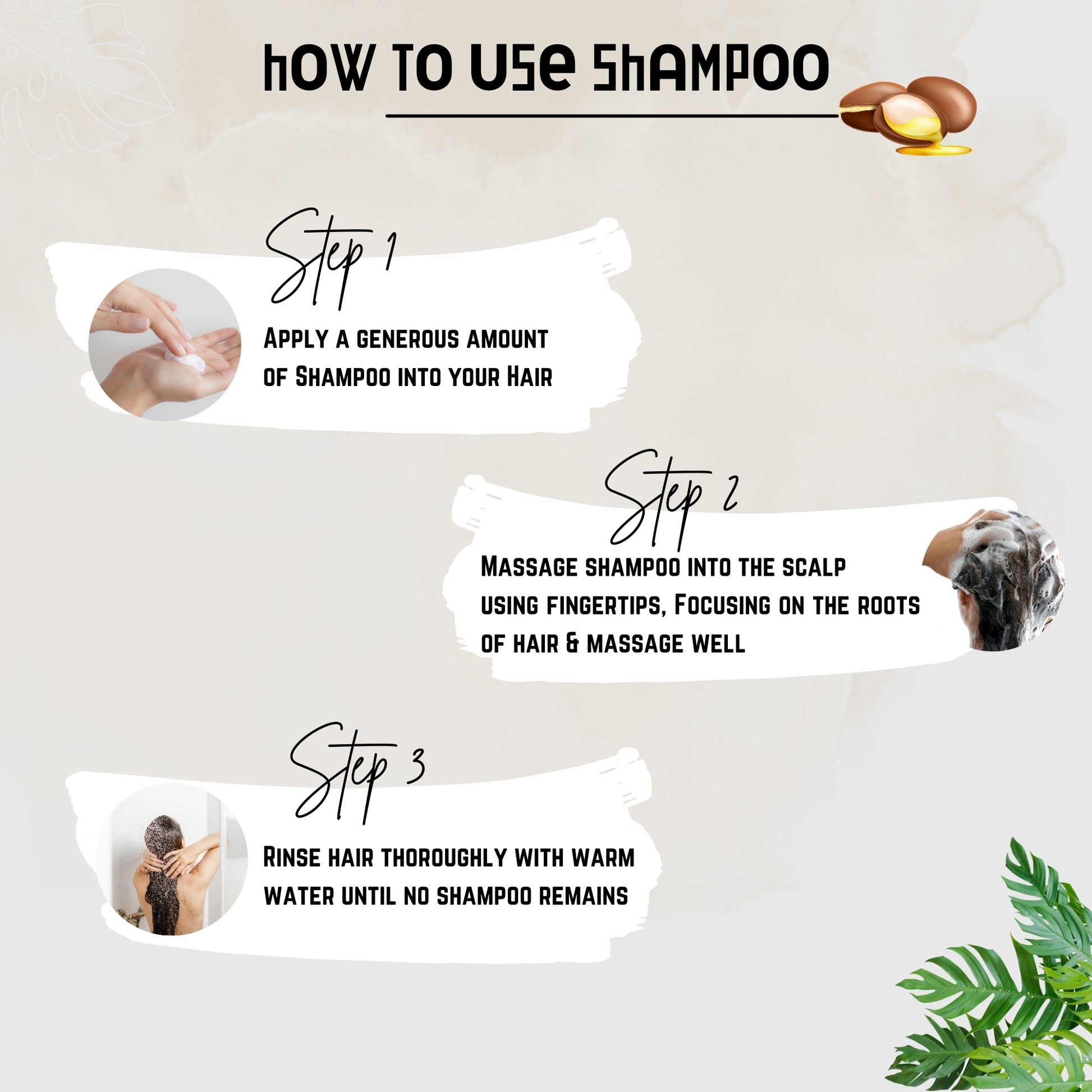 How to use Argan oil Shampoo